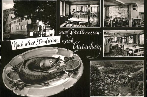 Gutenberg Lenningen Gasthaus Pension Löwen Post Forelle Gas