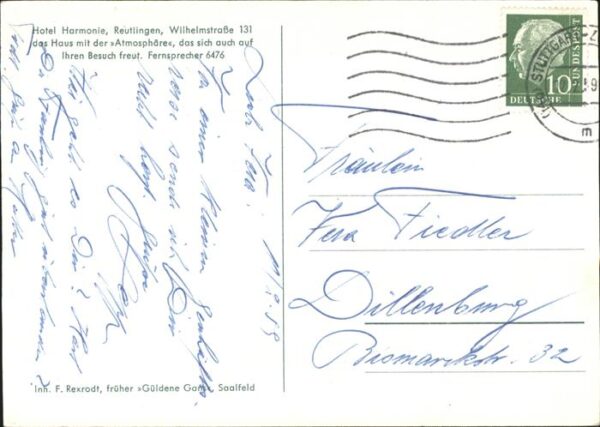 Reutlingen Hotel Harmonie Illustration – Bild 2