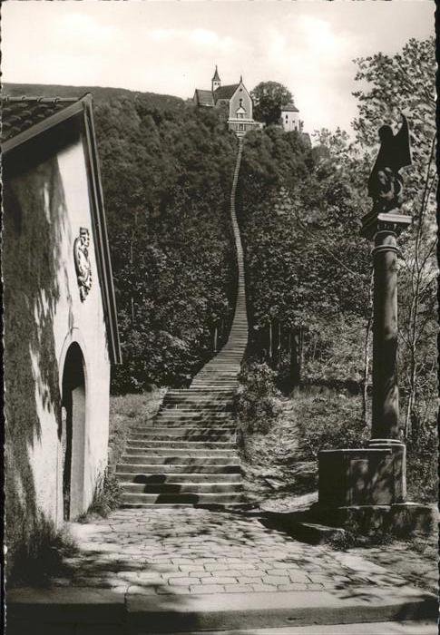 Heppenheim Bergstrasse Kloster Engelberg Treppe 612 Stufen