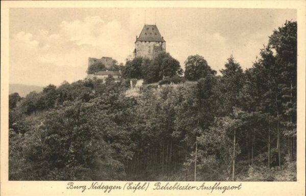 Nideggen Eifel Burg Nideggen Burggasstätte