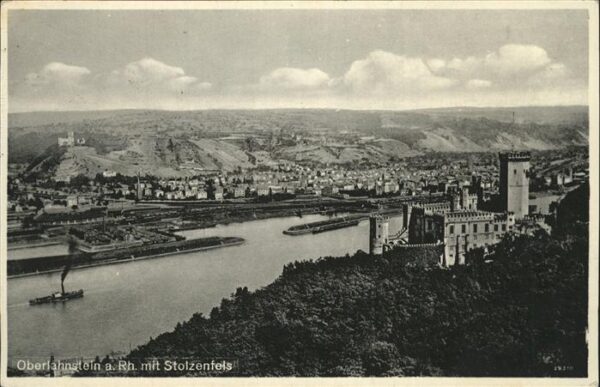 Oberlahnstein Stolzenfels Rhein Schiffe