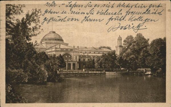 Wiesbaden Kurhaus Gartenansicht