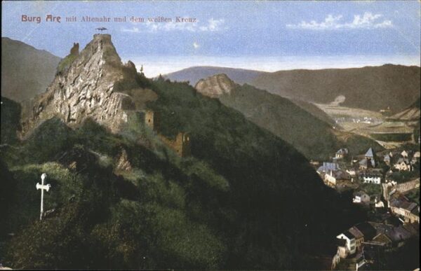 Altenahr Burg Are Weisses Kreuz