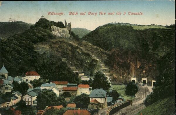 Altenahr Burg Are drei Tunnels