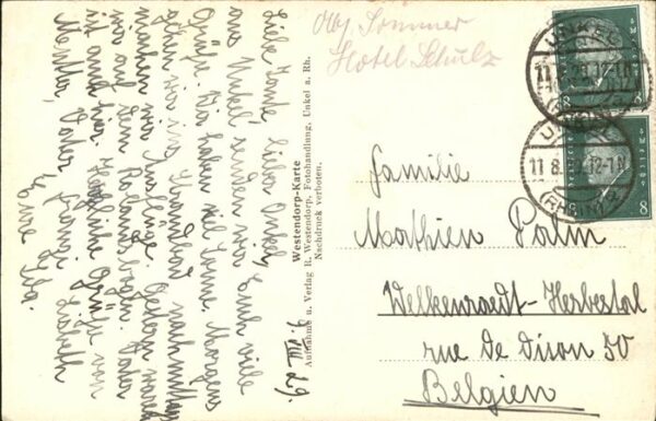 Unkel Rhein Panorama mit Rhein Schiff – Bild 2