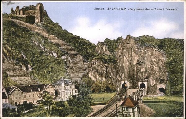 Altenahr Artal Burgruine Are 3 Tunnel