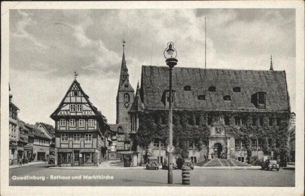 Quedlinburg Rathaus Marktkirche