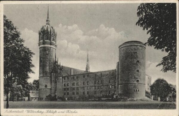 Wittenberg Lutherstadt Schloss Kirche