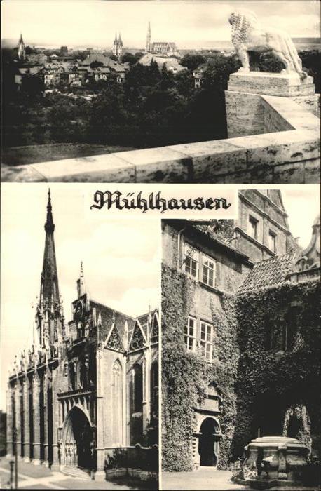 Muehlhausen Thueringen Kirche Löwe