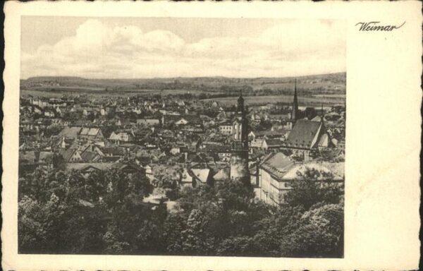 Weimar Thueringen Panorama