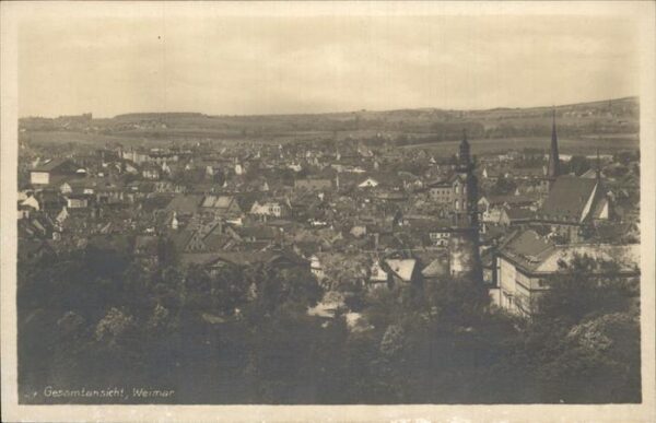 Weimar Thueringen Panorama