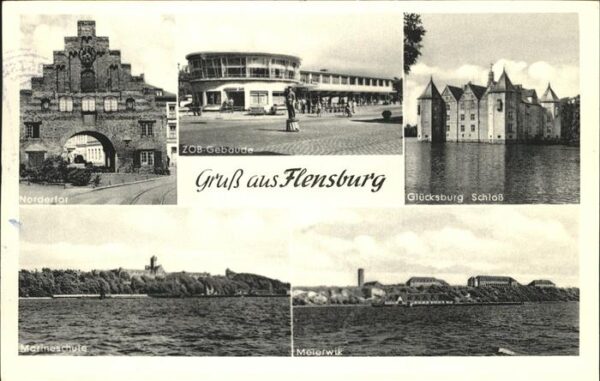Flensburg Glücksburg Schloss Nordertor Marineschu