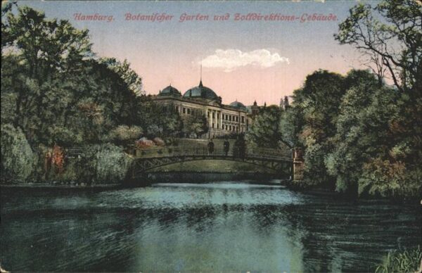 Hamburg Botanischer Garten Zolldirektionsgebäud