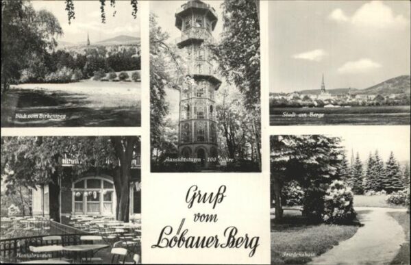 Loebau Sachsen Löbauer Berg Aussichtsturm