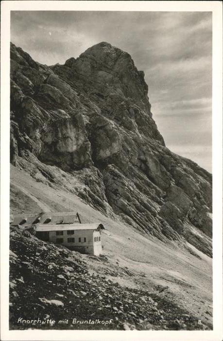 Zugspitze Knorrhütte Bergpanorama