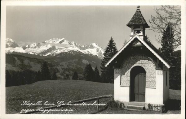 Zugspitze Kapelle beim Gschwandnerbauer Bergpanor