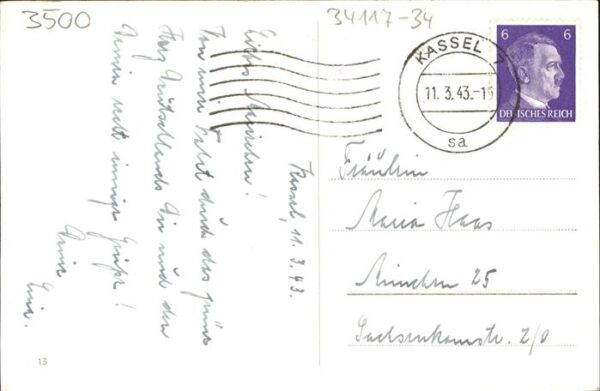 Wilhelmshoehe Kassel Schlossteich Herkules – Bild 2