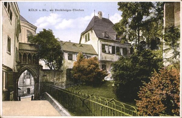Koeln Rhein Am Dreikönigen Törchen