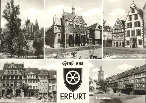 Erfurt Dom Severikirche Krämrbrücke Fischmark
