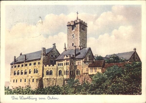 Wartburg Eisenach Burg von Osten