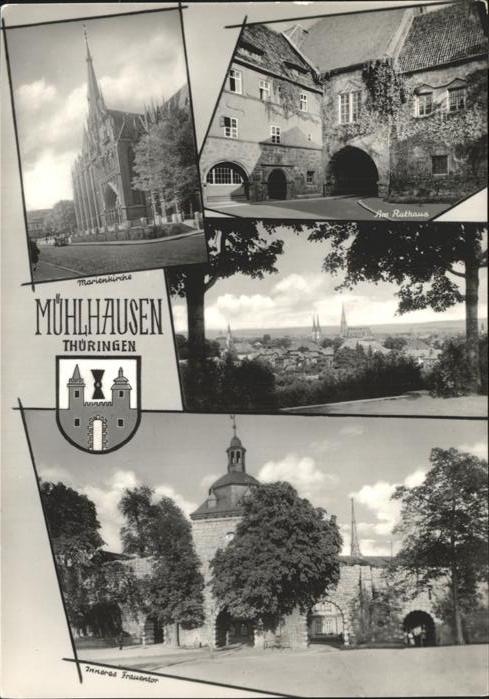Muehlhausen Thueringen Ansichten Wappen