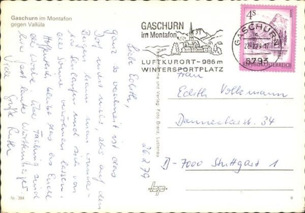 Gaschurn Vorarlberg Panorama im Schnee Vallüla – Bild 2