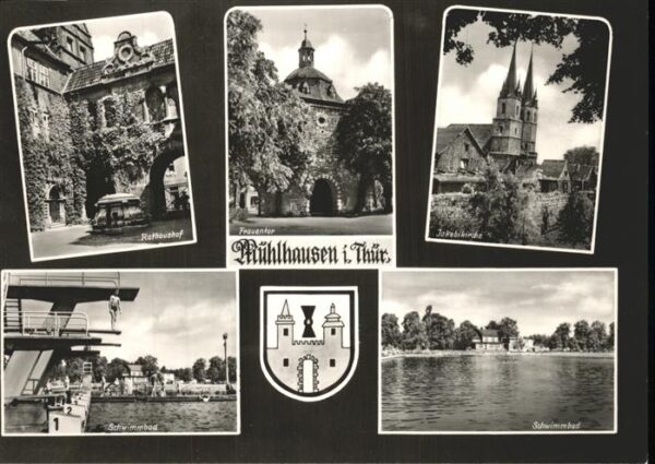 Muehlhausen Thueringen Ansichten Wappen