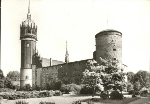 Wittenberg Lutherstadt Schloss mit Schlosskirche