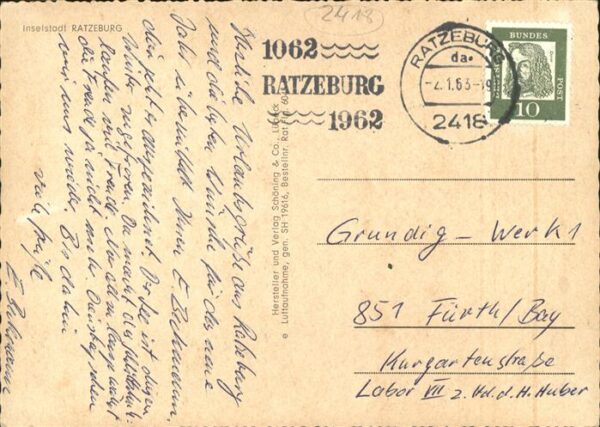 Ratzeburg Inselstadt Fliegeraufnahme – Bild 2
