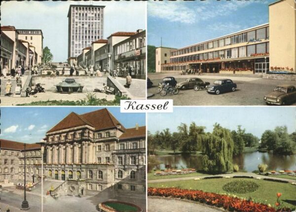 Kassel Treppenstrasse Rathaus Hauptbahnhof Aut