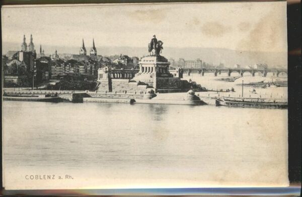 Koblenz Rhein Kaiser-Wilhelm-Denkmal Mosel Rhein Aufk