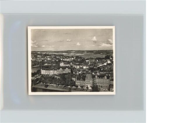 Kiel Blick vom Rathaus auf Stadt und Hafen