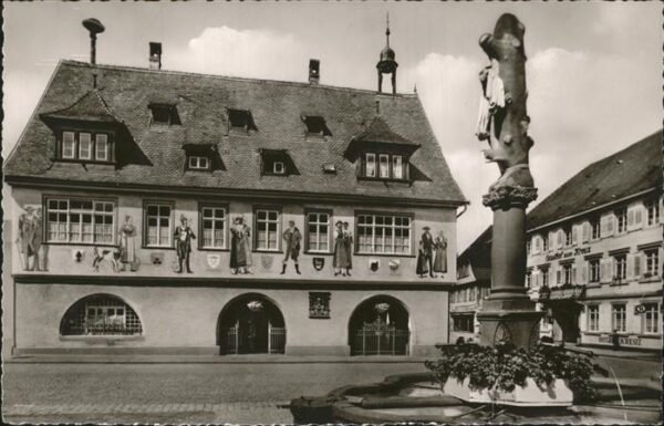 Haslach Kinzigtal Rathaus Brunnen