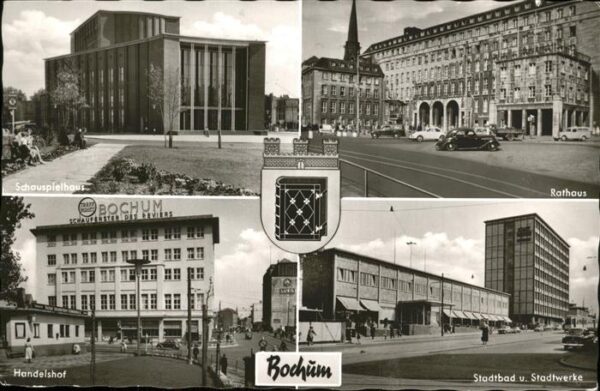 Bochum Rathaus Schauspielhaus Handelshof Stadt