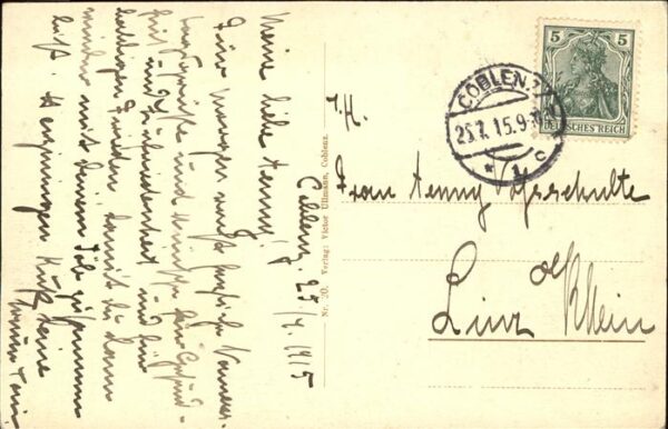Koblenz Rhein Regierung und Hotel Bellevue Koblenzer – Bild 2