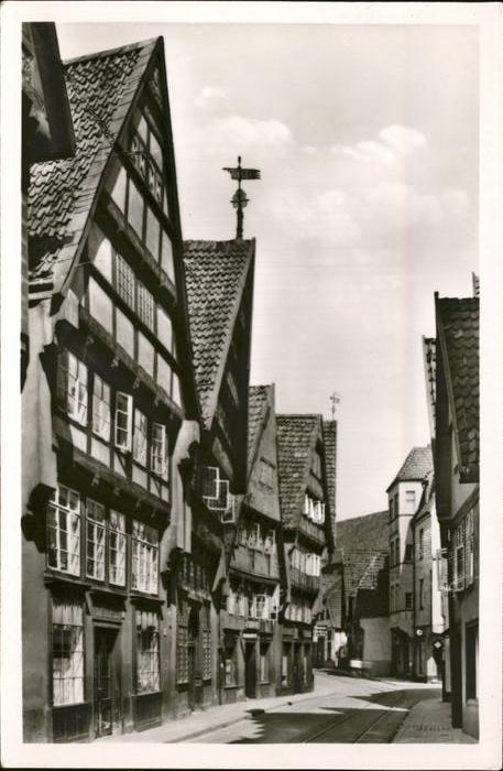 Osnabrueck Alte Giebelhäuser in der Bierstrasse