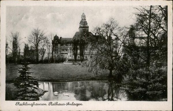 Recklinghausen Westfalen Rathaus Anlagen