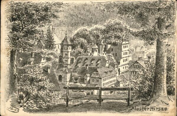 Hirsau Kloster Künstlerkarte