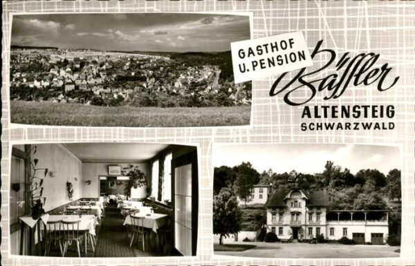 Altensteig Schwarzwald Gasthof Pension Bässler