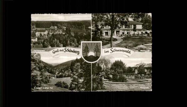 Schoemberg Schwarzwald Ansichten Wappen Kurpark Kurhaus