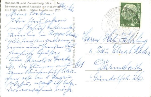 Zwieselberg Freudenstadt --- – Bild 2