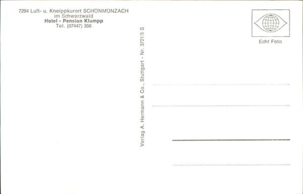 Schoenmuenzach Hotel Pension Klumpp – Bild 2