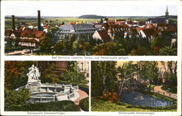 Bad Duerrheim Panorama Donauquelle Donaueschingen Nec
