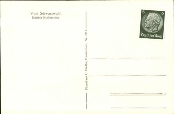 Kniebis Freudenstadt Klosterruine – Bild 2