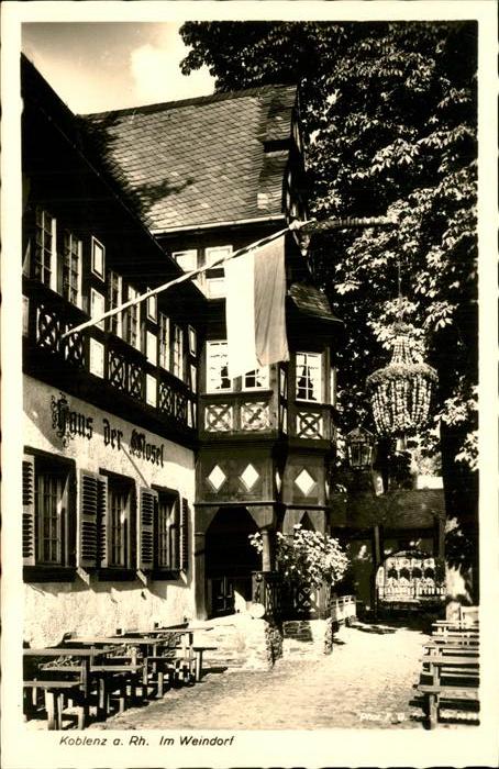 Koblenz Rhein Weindorf Restaurant