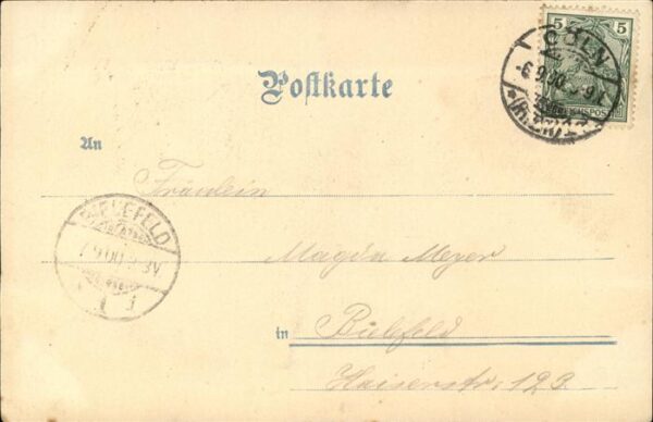 Koeln Rhein Panorama mit Deutz und Köln am Rhein – Bild 2