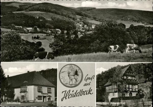 Heidelbeck Schlosskrug Forsthaus Panorama