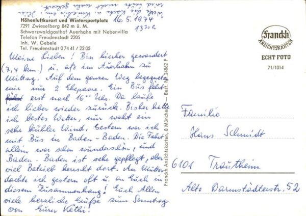 Zwieselberg Freudenstadt Ansichten – Bild 2