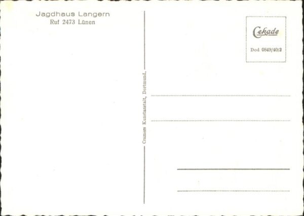 Luenen Jagdhaus Langern Gartenterrasse – Bild 2