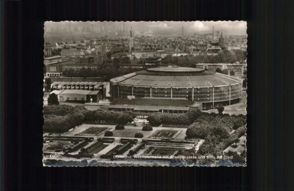 Dortmund Fliegeraufnahme Westfalenhalle